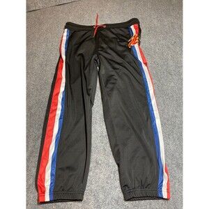 Overwatch Video Game Black RWB Striped 76 Lounge Pants Jogger XL